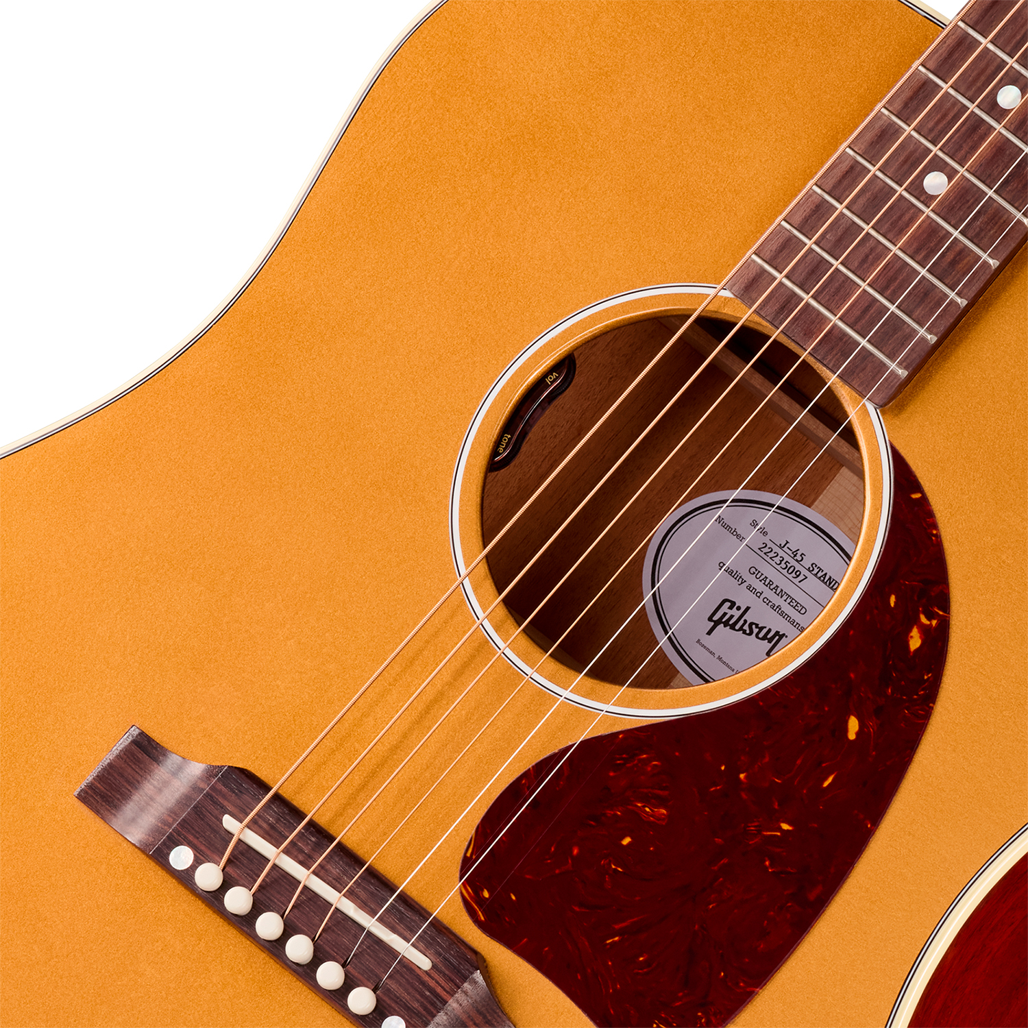 Gibson J45 Standard (baggs Hifi Dna) Dreadnought Epicea Acajou Rw - Goldtop - Folk-Gitarre - Variation 2
