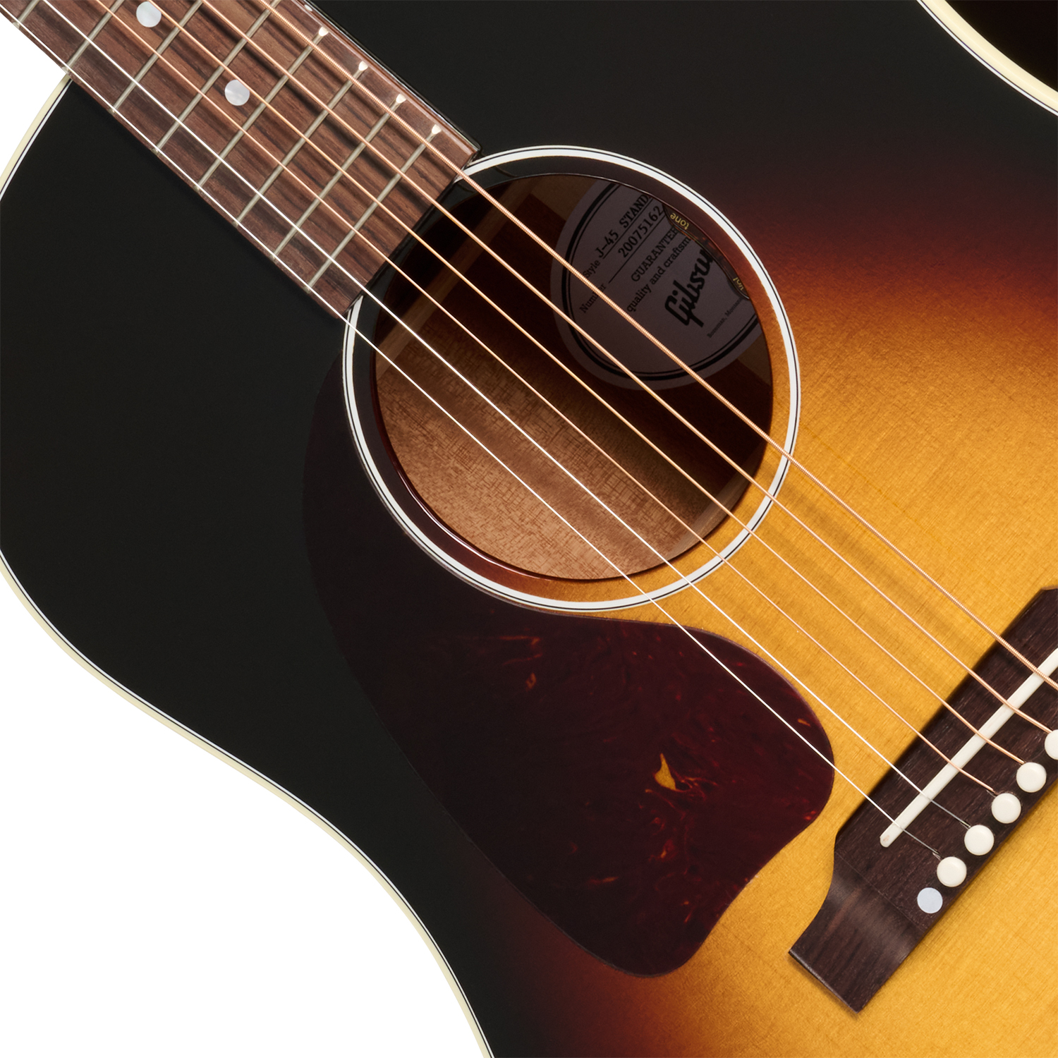 Gibson J45 Standard Lh (baggs Hifi Dna) Dreadnought Gaucher Epicea Acajou Rw - Vintage Sunburst - Folk-Gitarre - Variation 2