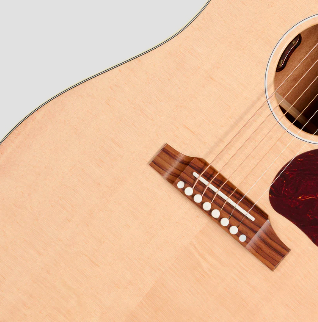 Gibson J45 Standard Modern Dreadnought Epicea Acajou Rw - Natural Top / Cherry Back/sides - Folk-Gitarre - Variation 3