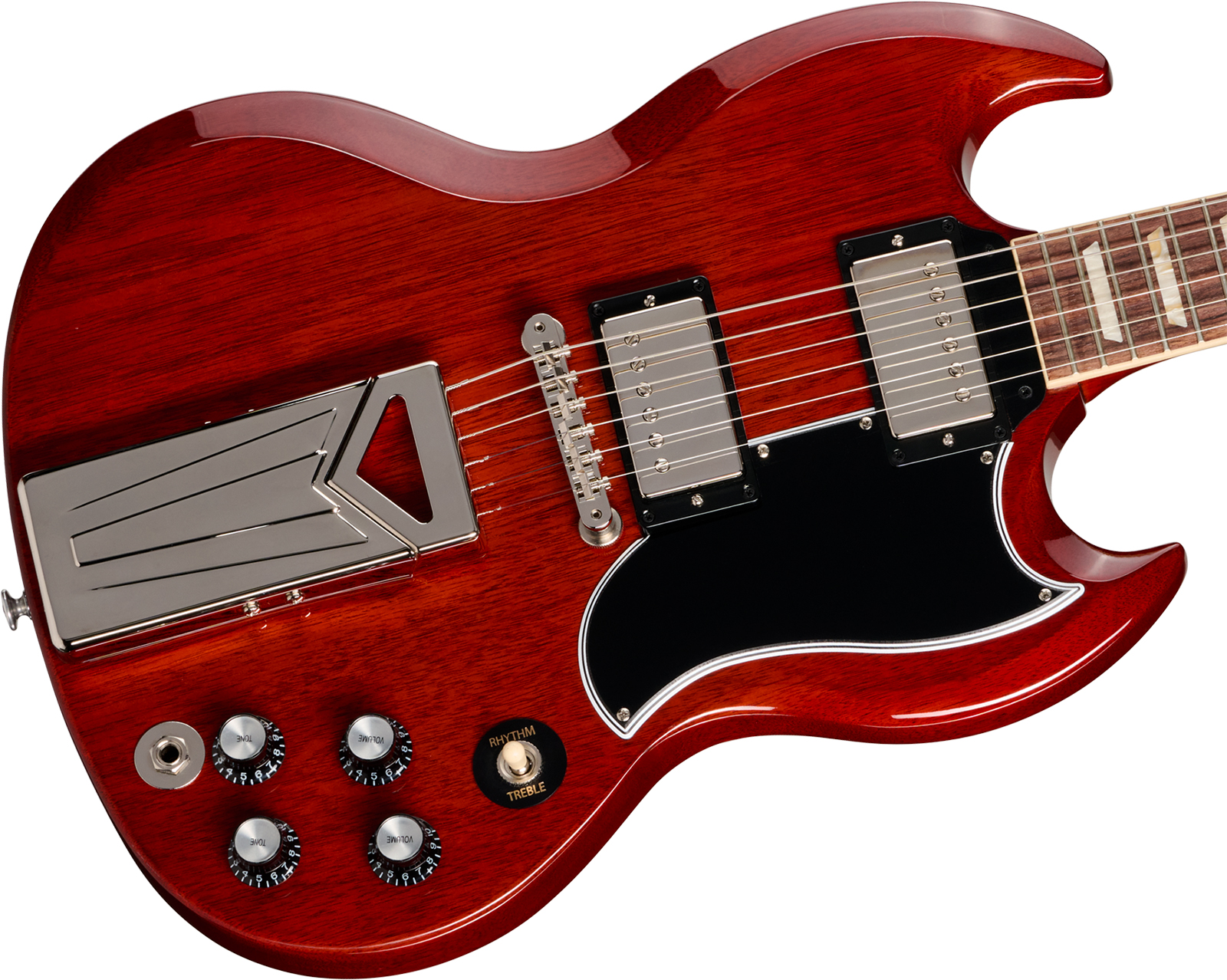 Gibson Jake Kiszka Sg Standard Ltd Signature 2h Ht Rw - Faded Vintage Cherry - Double Cut E-Gitarre - Variation 2
