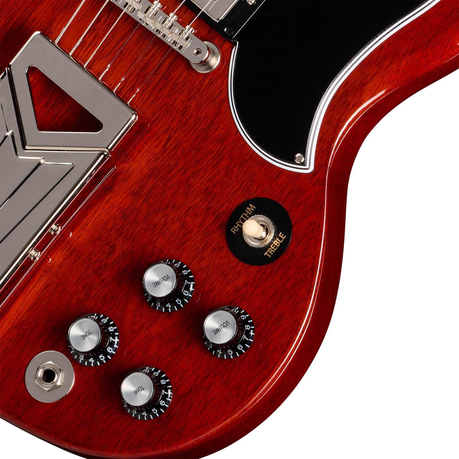 Gibson Jake Kiszka Sg Standard Ltd Signature 2h Ht Rw - Faded Vintage Cherry - Double Cut E-Gitarre - Variation 4