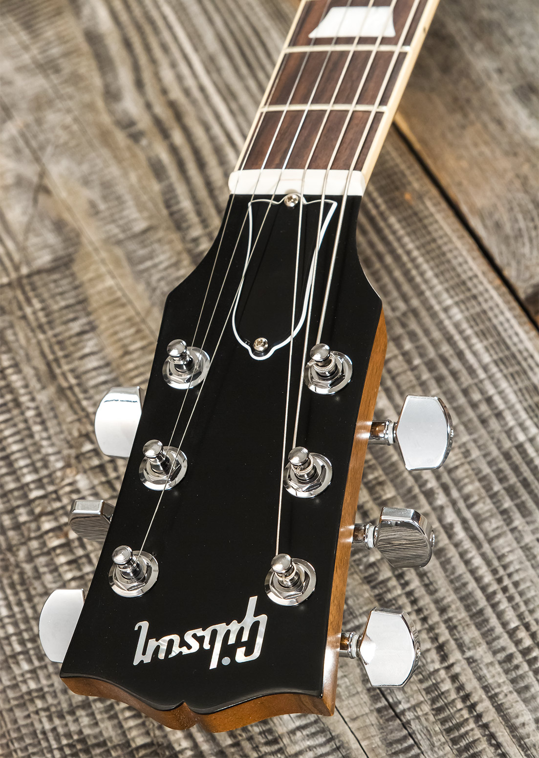 Gibson Kirk Hammett Les Paul Standard Greeny 2h Ht Rw - Greeny Burst - Single-Cut-E-Gitarre - Variation 8