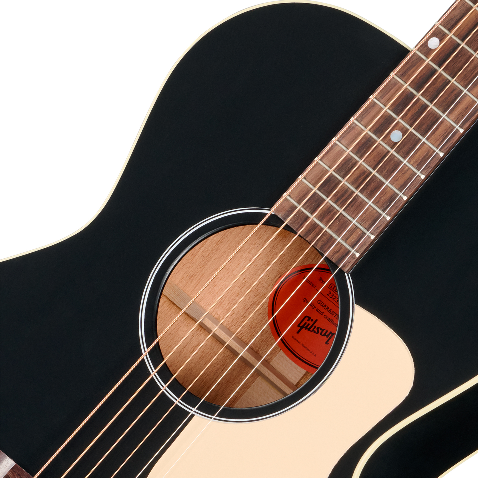 Gibson L00 Century 12-fret Parlor Shsc Epicea Acajou Rw - Ebony Satin - Folk-Gitarre - Variation 2