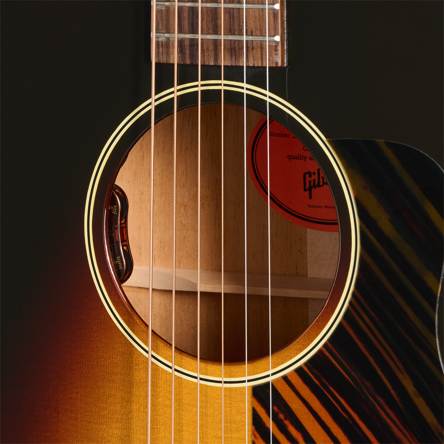 Gibson L00 Original (baggs Hifi Dna) Parlor Epicea Acajou Rw - Vintage Sunburst - Folk-Gitarre - Variation 4