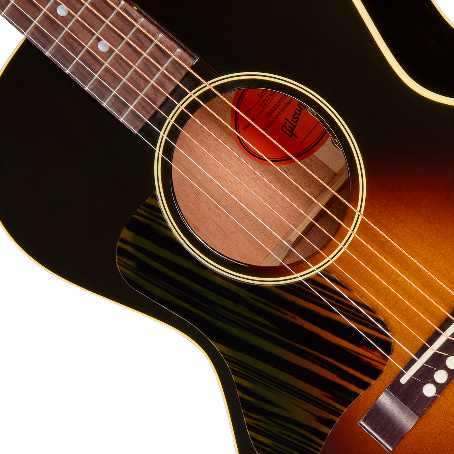 Gibson L00 Original Lh (baggs Hifi Dna) Parlor Shsc Gaucher Epicea Acajou Rw - Vintage Sunburst - Linkshändige Folkgitarre - Variation 2