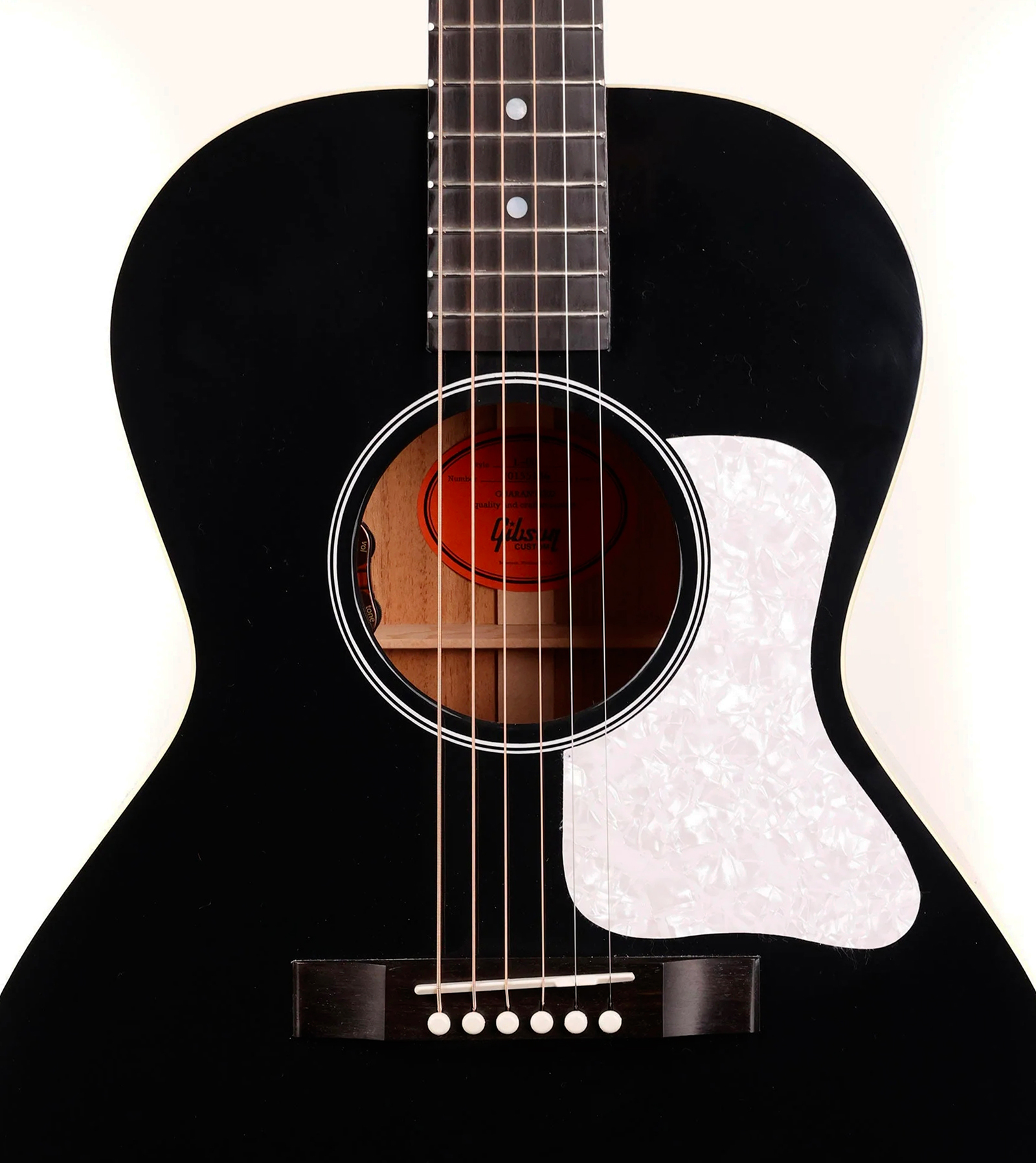 Gibson Custom Shop L00 Standard Modern Parlor Shsc Epicea Acajou Rw - Ebony - Folk-Gitarre - Variation 3