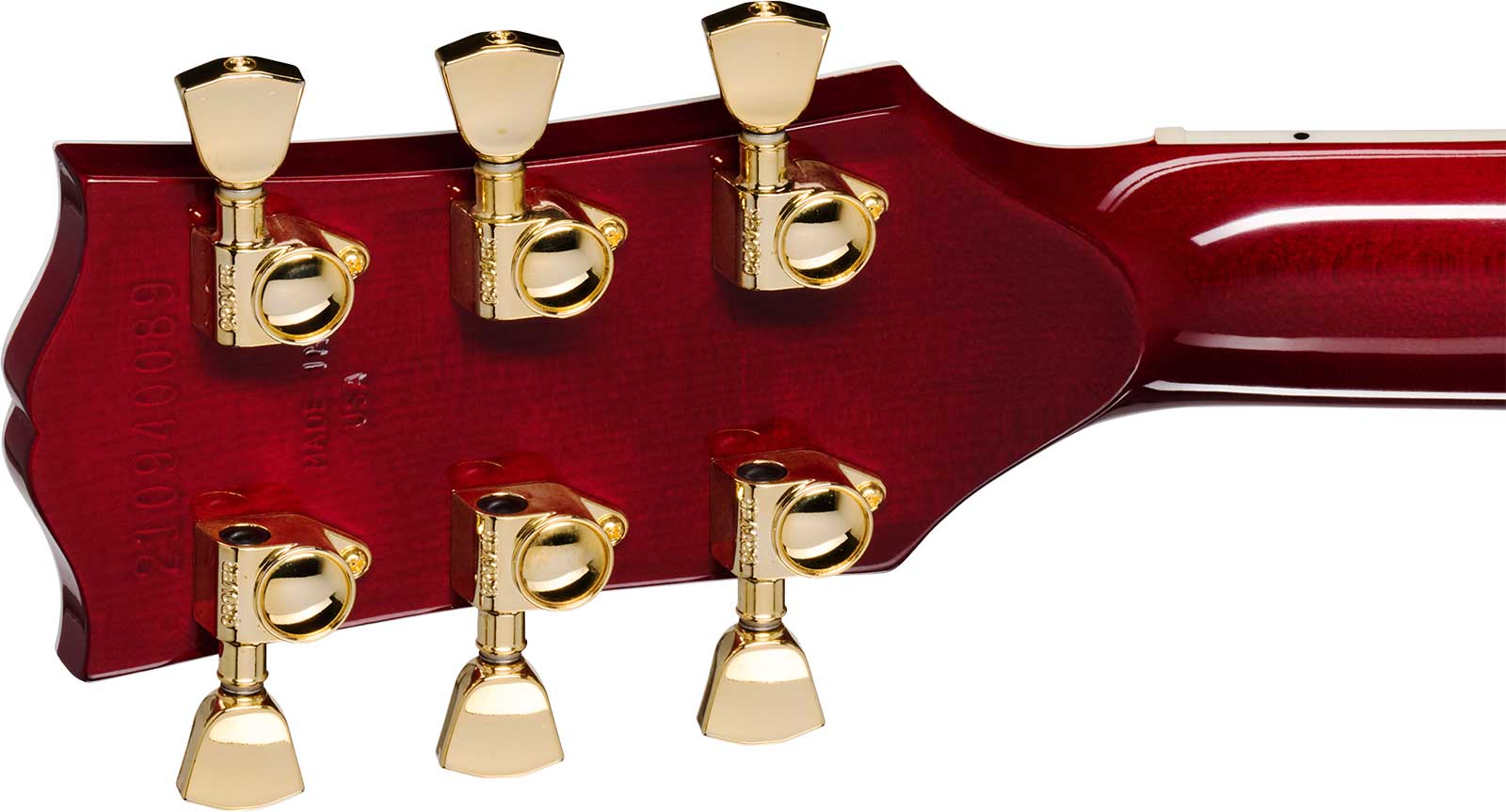 Gibson Les Paul Custom 70s 2h Ht Eb - Wine Red - Single-Cut-E-Gitarre - Variation 5