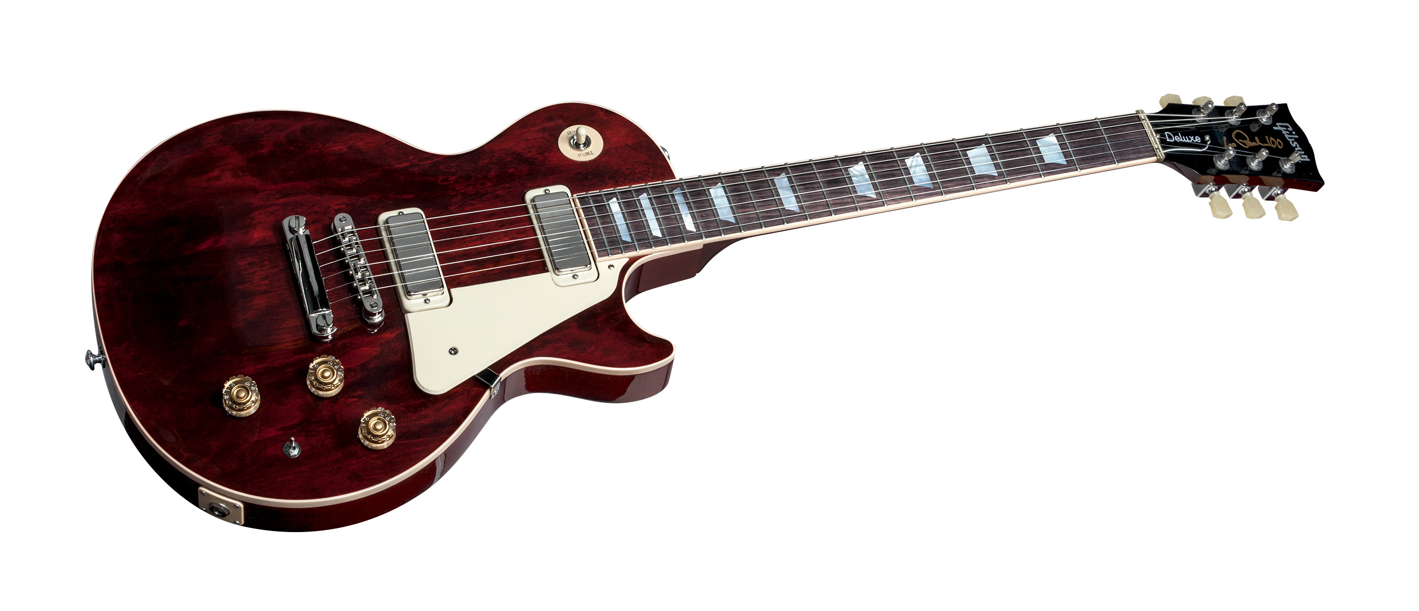 Gibson Les Paul Deluxe 2015 Ch - Wine Red - Single-Cut-E-Gitarre - Variation 2
