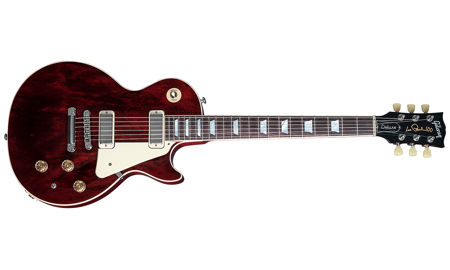 Gibson Les Paul Deluxe 2015 Ch - Wine Red - Single-Cut-E-Gitarre - Variation 1