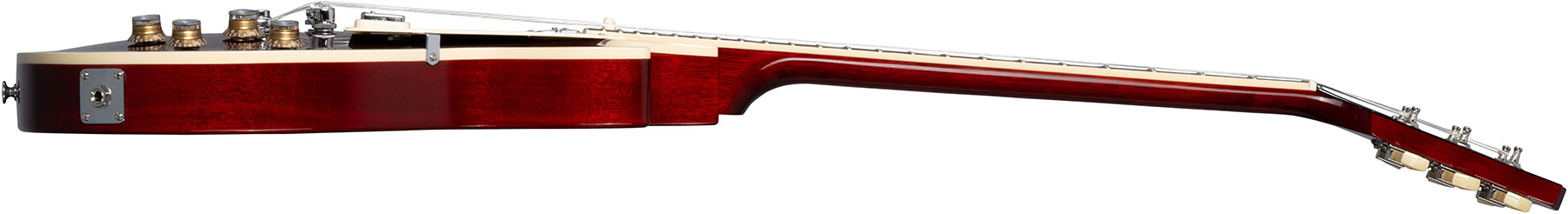 Gibson Les Paul Deluxe 70s Plain Top Original 2mh Ht Rw - Wine Red - Single-Cut-E-Gitarre - Variation 2