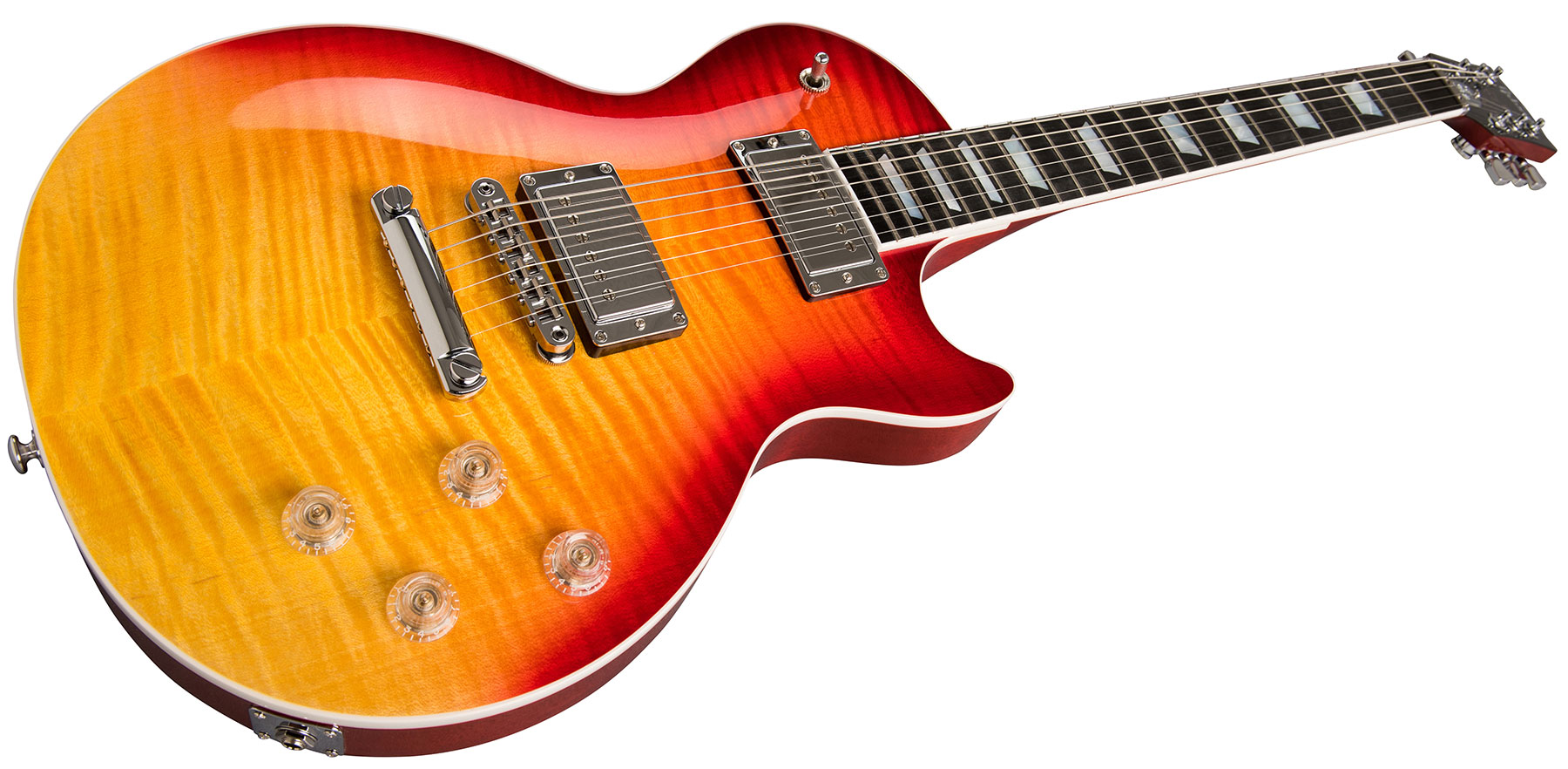 Gibson Les Paul Hp-ii High Performance 2019 2h Ht Ric - Heritage Cherry Fade - Single-Cut-E-Gitarre - Variation 1