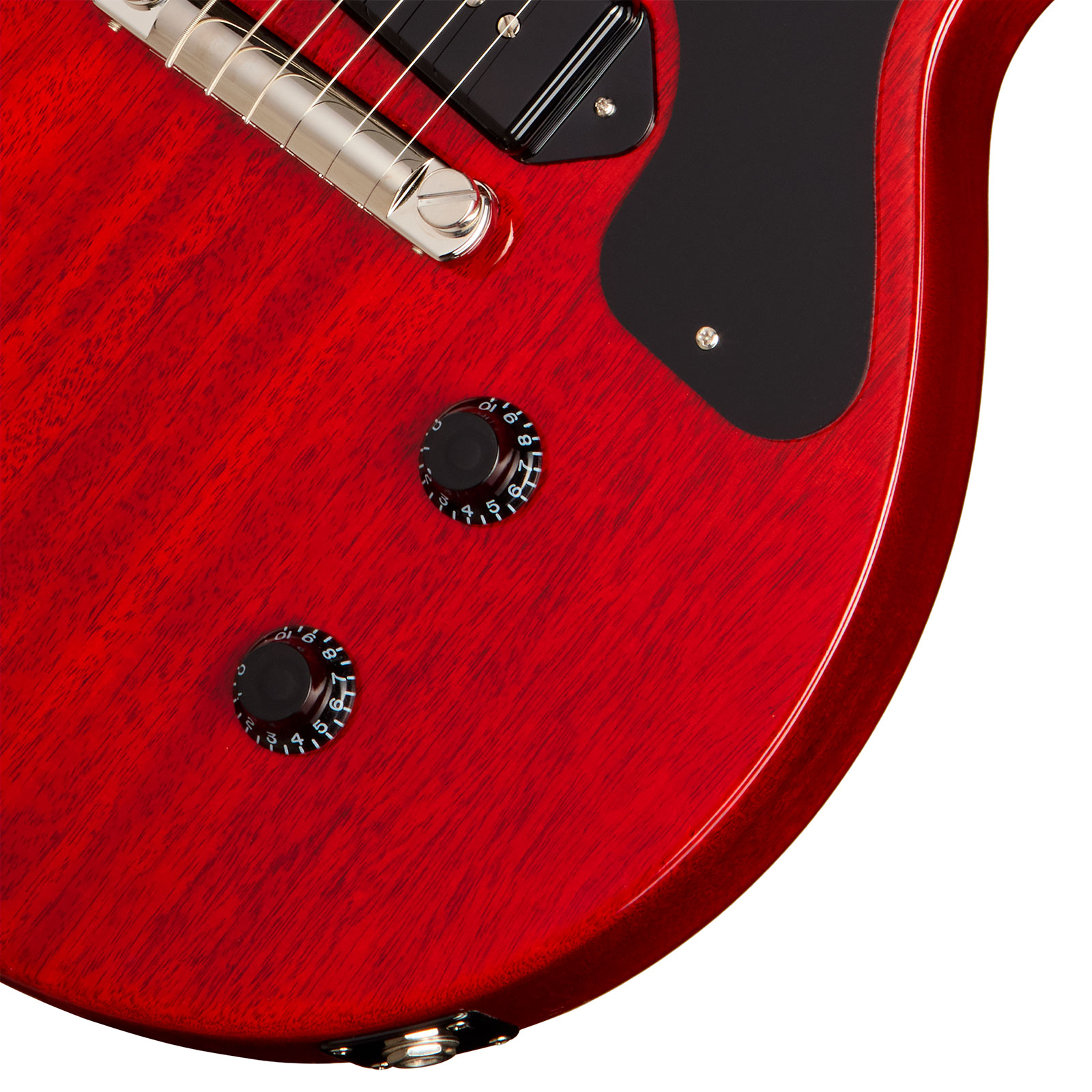 Gibson Les Paul Junior Dc Usa 2s P90 Ht Rw - Vintage Cherry - Double Cut E-Gitarre - Variation 9