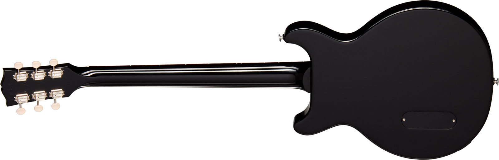 Gibson Les Paul Junior Dc Usa 2s P90 Ht Rw - Ebony - Double Cut E-Gitarre - Variation 7