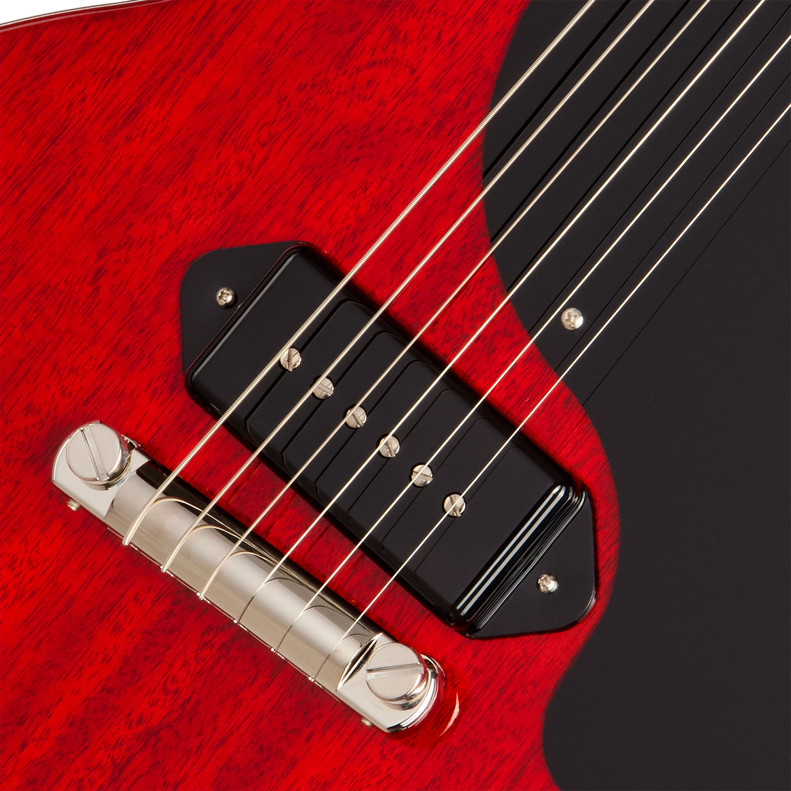 Gibson Les Paul Junior Dc Usa 2s P90 Ht Rw - Vintage Cherry - Double Cut E-Gitarre - Variation 8