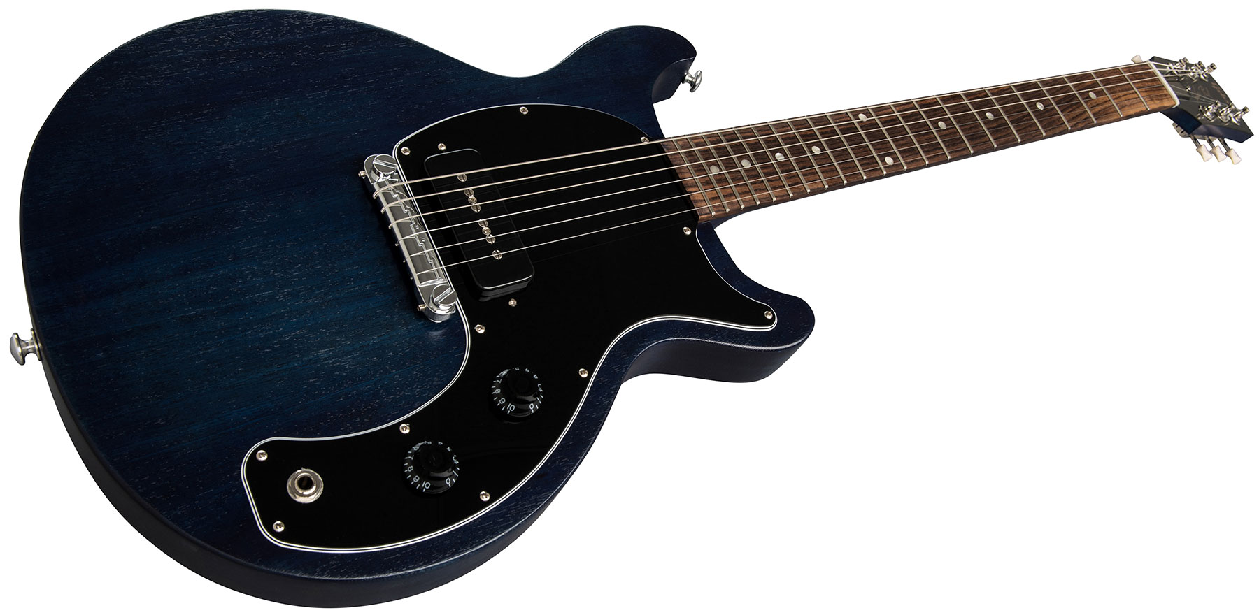 Gibson Les Paul Junior Tribute 2019 P90 Ht Rw - Blue Stain - Single-Cut-E-Gitarre - Variation 1