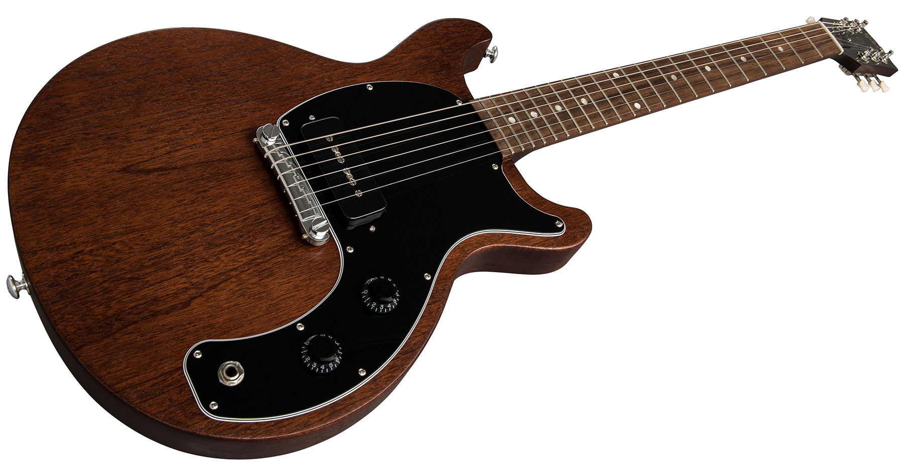 Gibson Les Paul Junior Tribute 2019 P90 Ht Rw - Worn Brown - Single-Cut-E-Gitarre - Variation 1