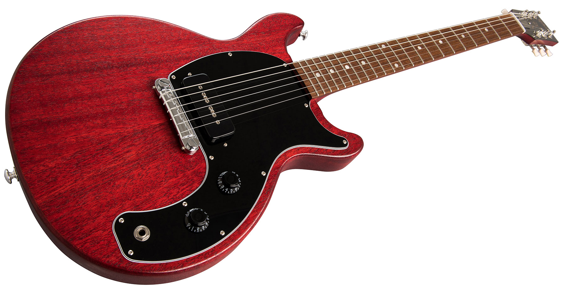 Gibson Les Paul Junior Tribute 2019 P90 Ht Rw - Worn Cherry - Single-Cut-E-Gitarre - Variation 1