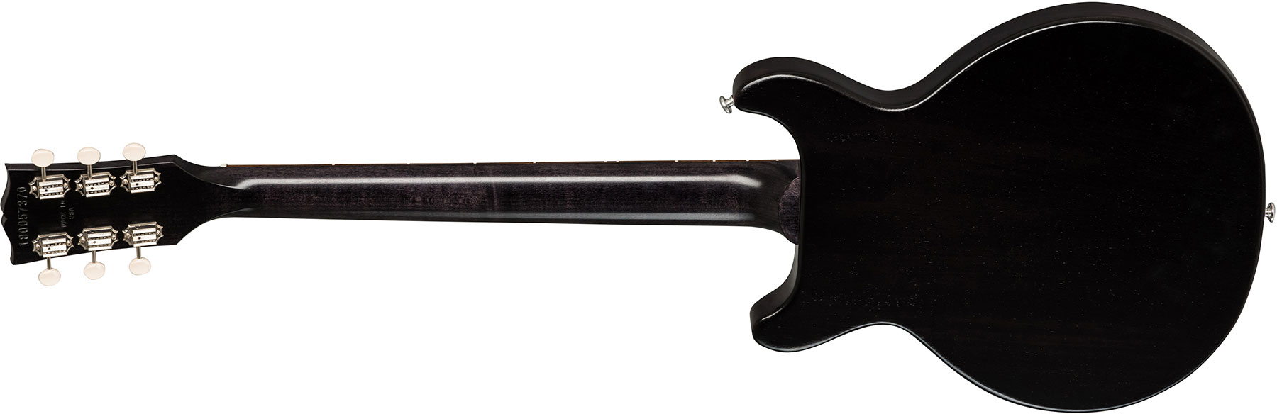 Gibson Les Paul Junior Dc Tribute 2019 P90 Ht Rw - Worn Ebony - Single-Cut-E-Gitarre - Variation 2