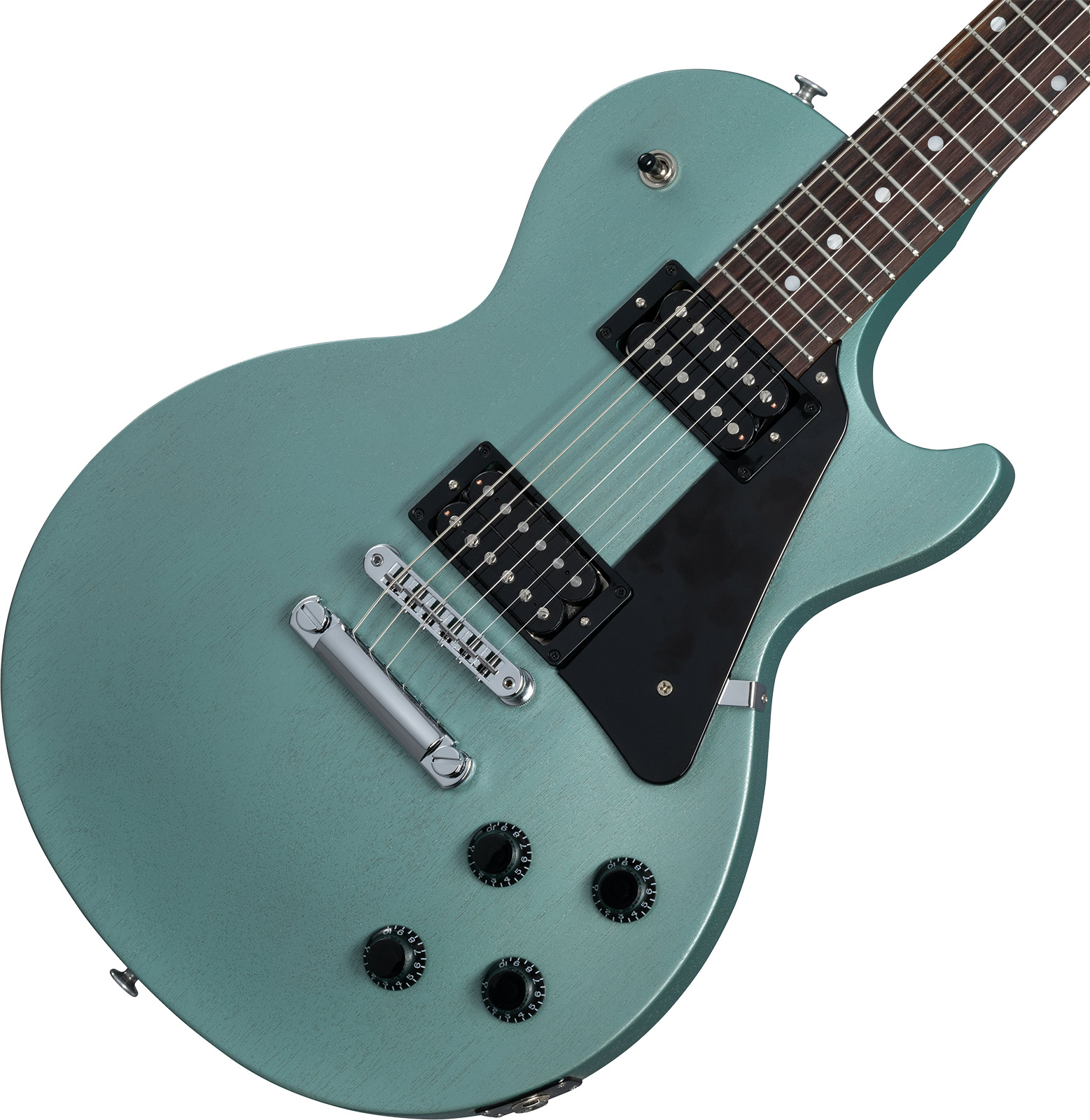 Gibson Les Paul Modern Lite 2h Ht Rw - Satin Inverness Green - Single-Cut-E-Gitarre - Variation 3