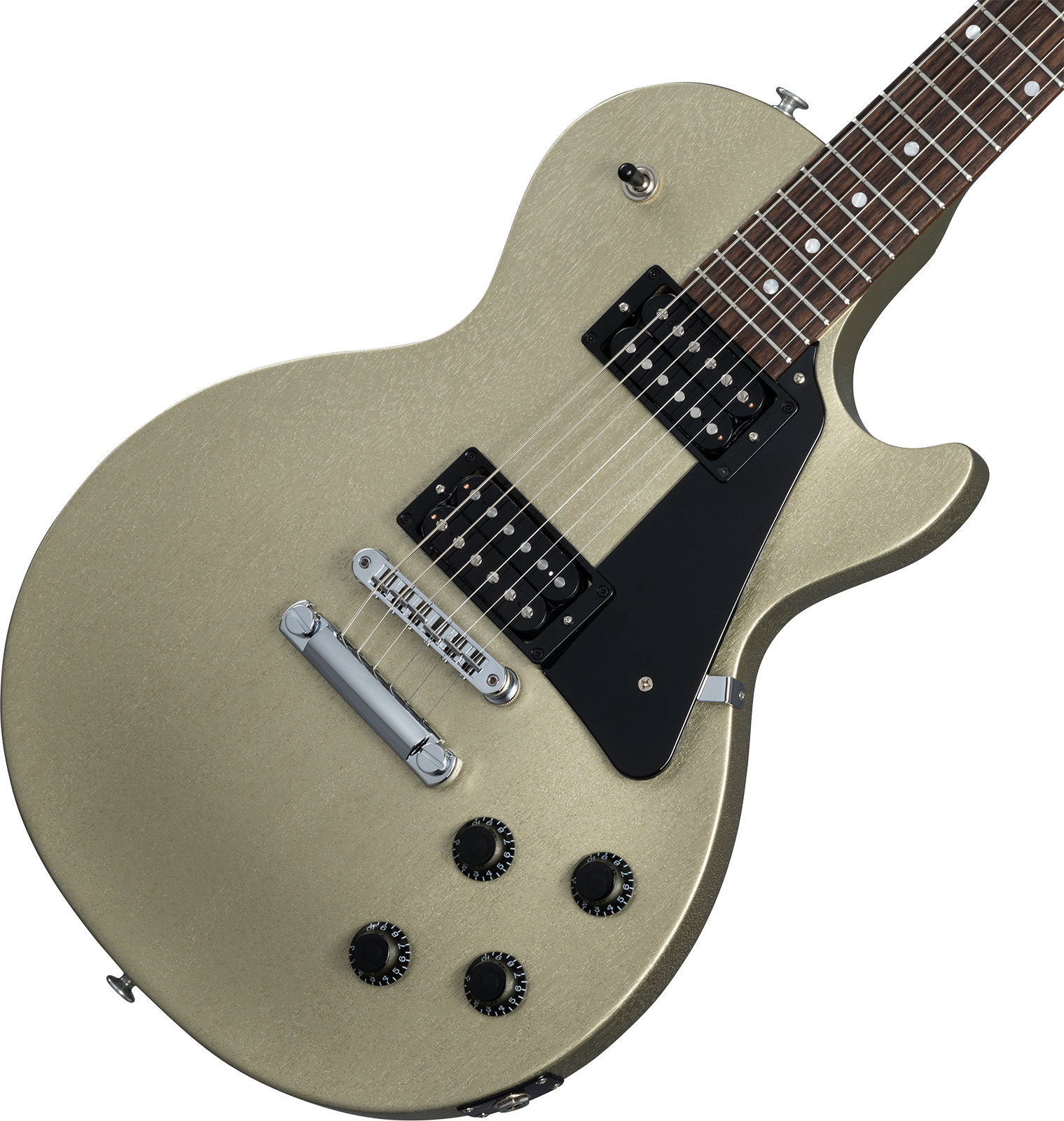 Gibson Les Paul Modern Lite 2h Ht Rw - Gold Mist Satin - Single-Cut-E-Gitarre - Variation 3
