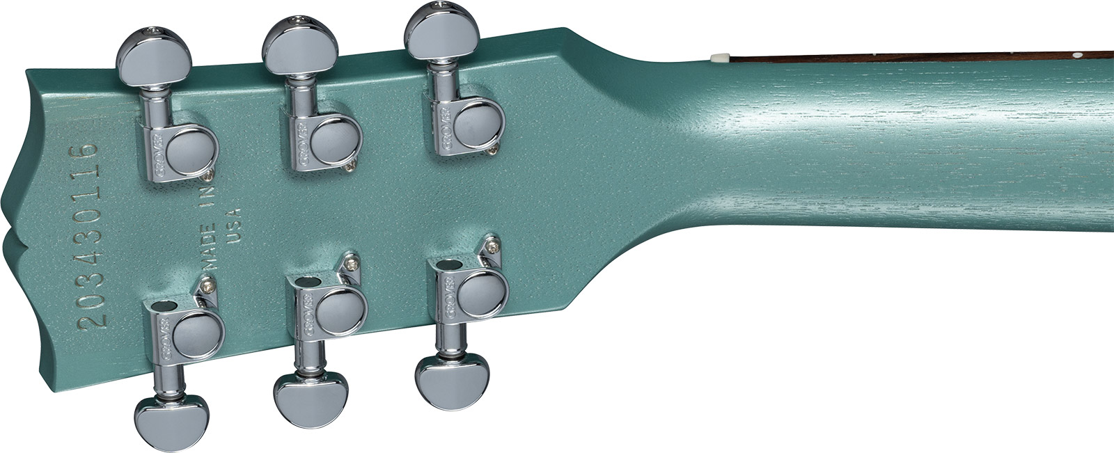 Gibson Les Paul Modern Lite 2h Ht Rw - Satin Inverness Green - Single-Cut-E-Gitarre - Variation 4