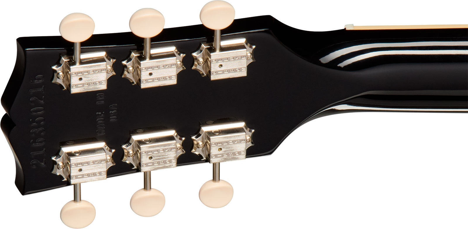 Gibson Les Paul Special Dc Usa 2s P90 Ht Rw - Ebony - Double Cut E-Gitarre - Variation 5