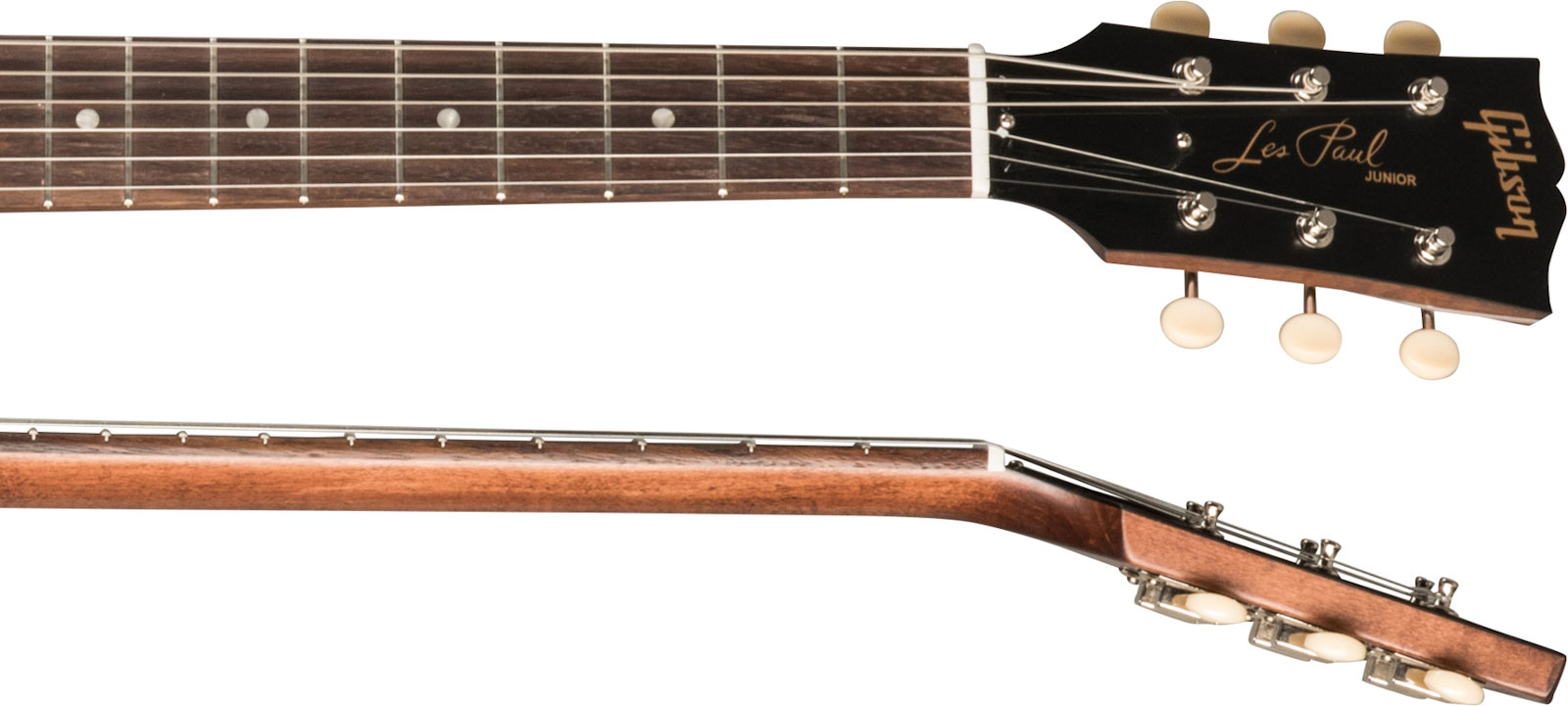 Gibson Les Paul Junior Tribute Dc Modern P90 - Worn Brown - Double Cut E-Gitarre - Variation 3