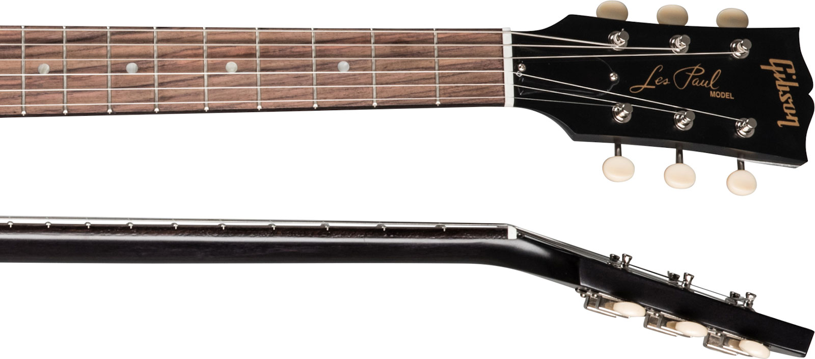 Gibson Les Paul Junior Tribute Dc Modern P90 - Worn Ebony - Double Cut E-Gitarre - Variation 3