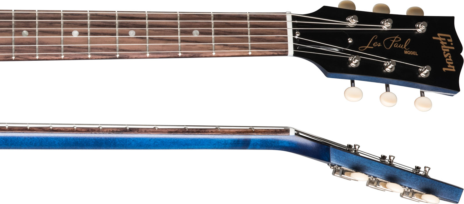 Gibson Les Paul Junior Tribute Dc Modern P90 - Blue Stain - Double Cut E-Gitarre - Variation 3