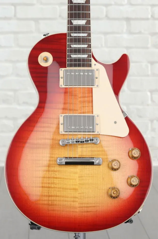 Gibson Les Paul Standard 50s Aaa Top 2h Ht Rw - Heritage Cherry Sunburst - Single-Cut-E-Gitarre - Variation 2