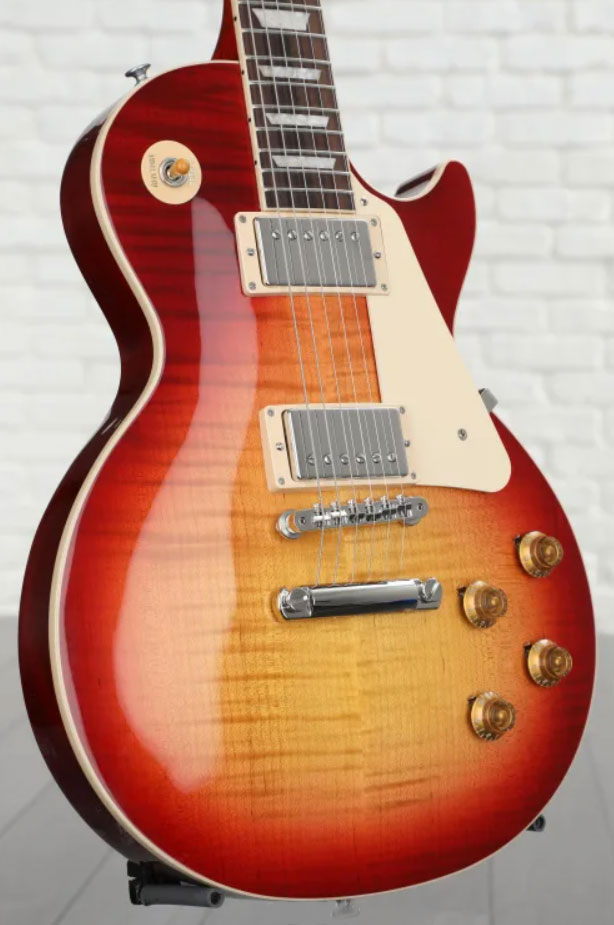 Gibson Les Paul Standard 50s Aaa Top 2h Ht Rw - Heritage Cherry Sunburst - Single-Cut-E-Gitarre - Variation 3