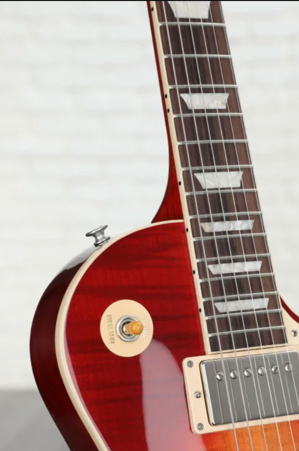 Gibson Les Paul Standard 50s Aaa Top 2h Ht Rw - Heritage Cherry Sunburst - Single-Cut-E-Gitarre - Variation 4