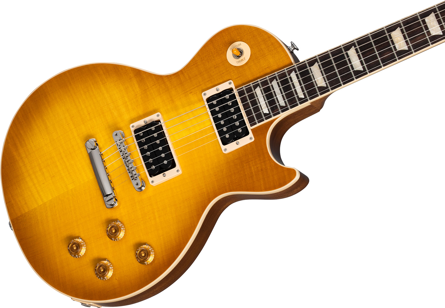 Gibson Les Paul Standard 50s Faded 2024 2h Ht Rw - Vintage Honey Burst - Single-Cut-E-Gitarre - Variation 3