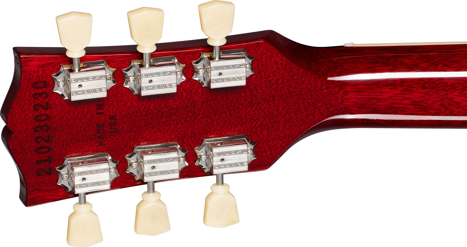 Gibson Les Paul Standard 50s Figured Original 2h Ht Rw - 60s Cherry - Single-Cut-E-Gitarre - Variation 4