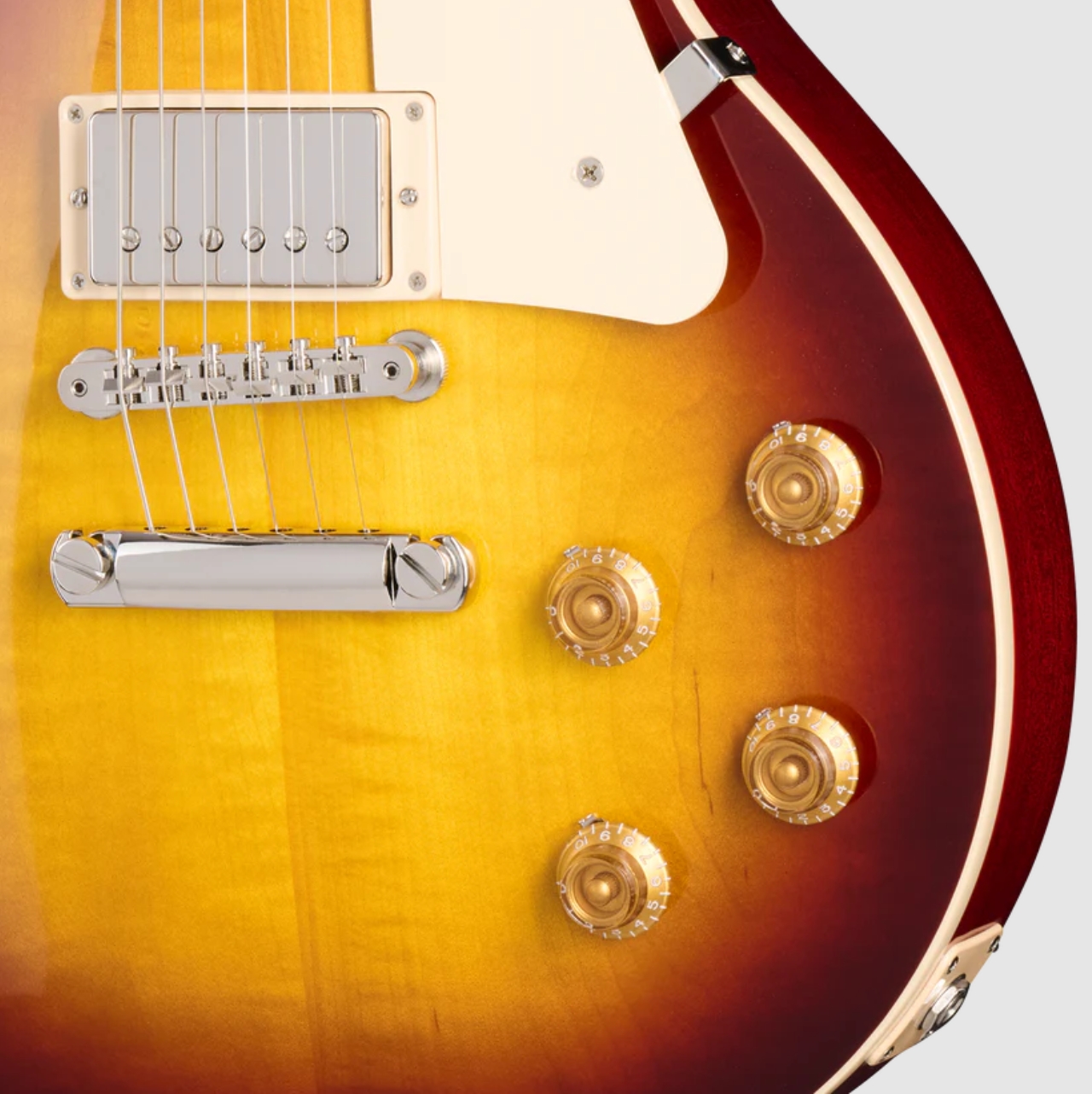 Gibson Les Paul Standard 50s Original Usa 2h Ht Rw - Iced Tea - Single-Cut-E-Gitarre - Variation 3