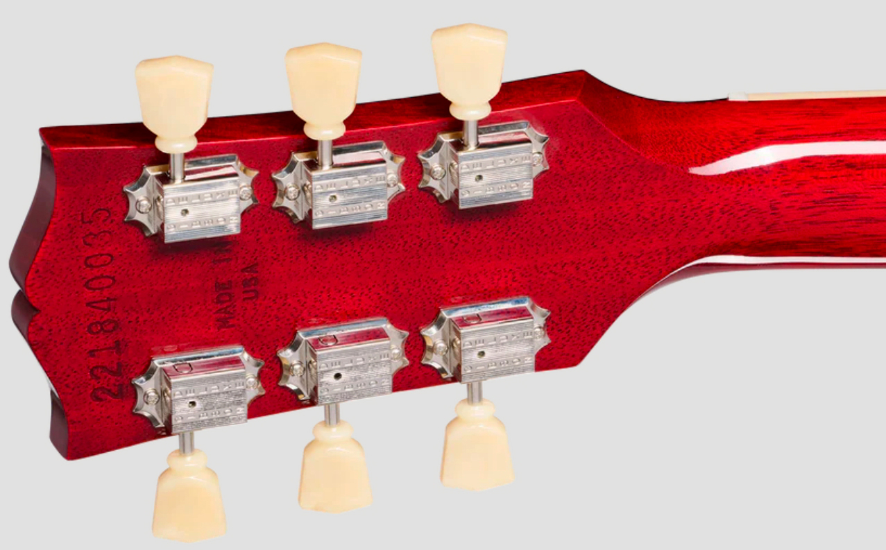 Gibson Les Paul Standard 50s Original Usa 2h Ht Rw - Iced Tea - Single-Cut-E-Gitarre - Variation 4