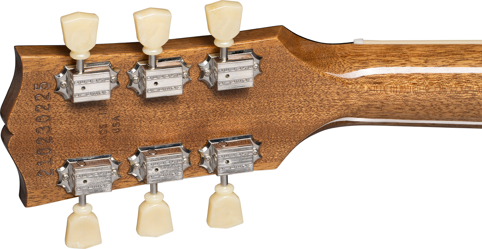 Gibson Les Paul Standard 50s Plain Top Custom Color 2h Ht Rw - Ebony - Single-Cut-E-Gitarre - Variation 4