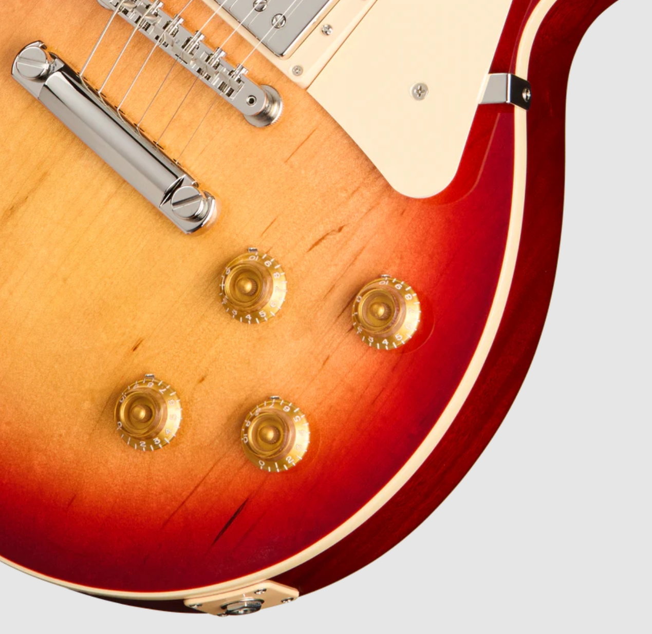Gibson Les Paul Standard 50s Plain Top Original Usa 2h Ht Rw - Dark Cherry Sunburst - Single-Cut-E-Gitarre - Variation 3