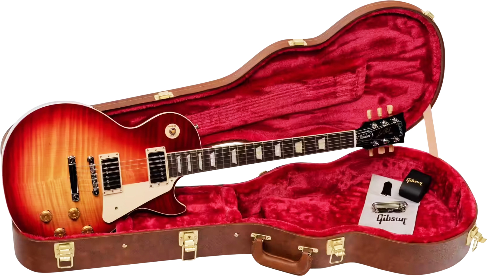 Gibson Les Paul Standard 60s Aaa Original 2h Ht Rw - Heritage Cherry Sunburst - Single-Cut-E-Gitarre - Variation 3