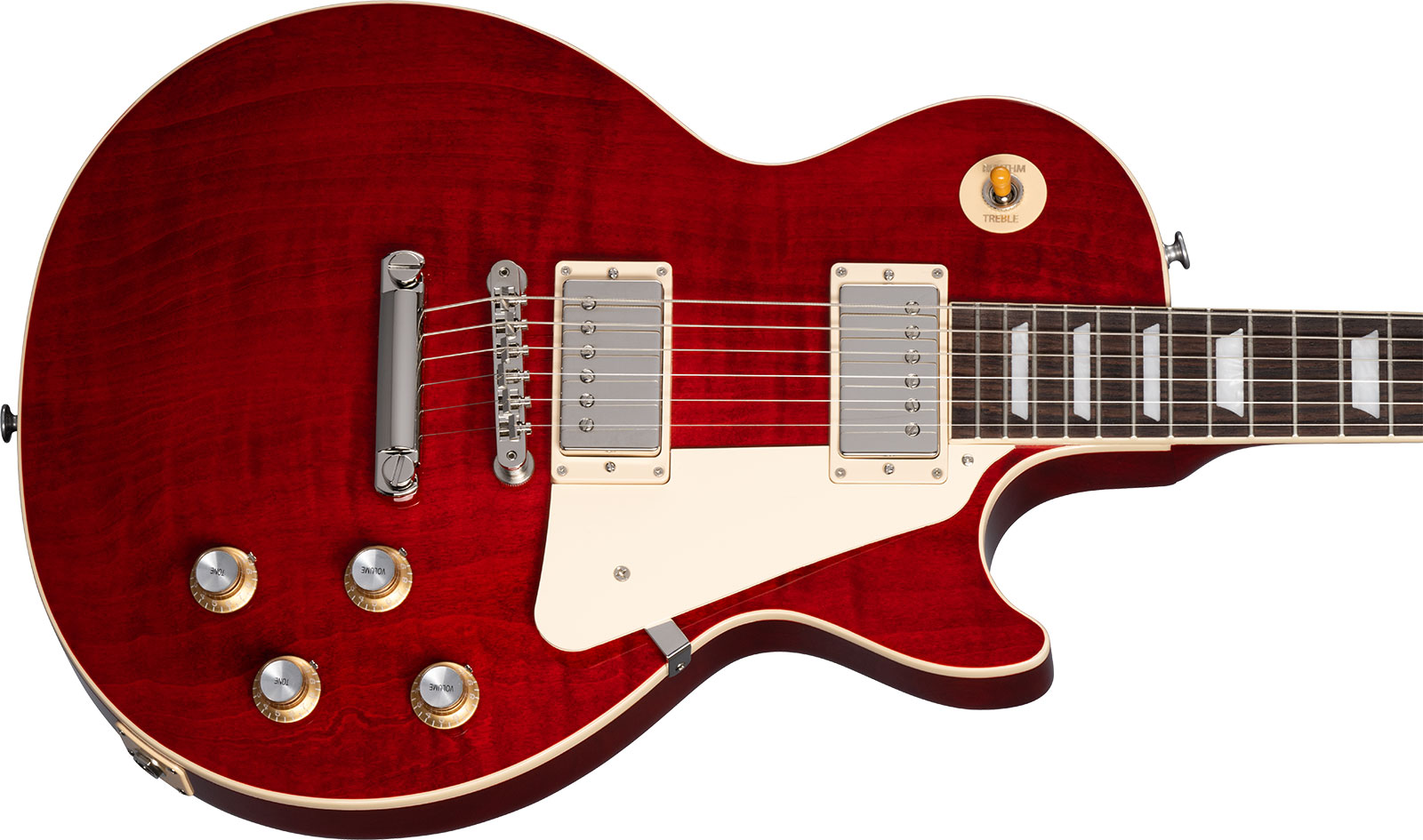 Gibson Les Paul Standard 60s Figured Original 2h Ht Rw - 60s Cherry - Single-Cut-E-Gitarre - Variation 3