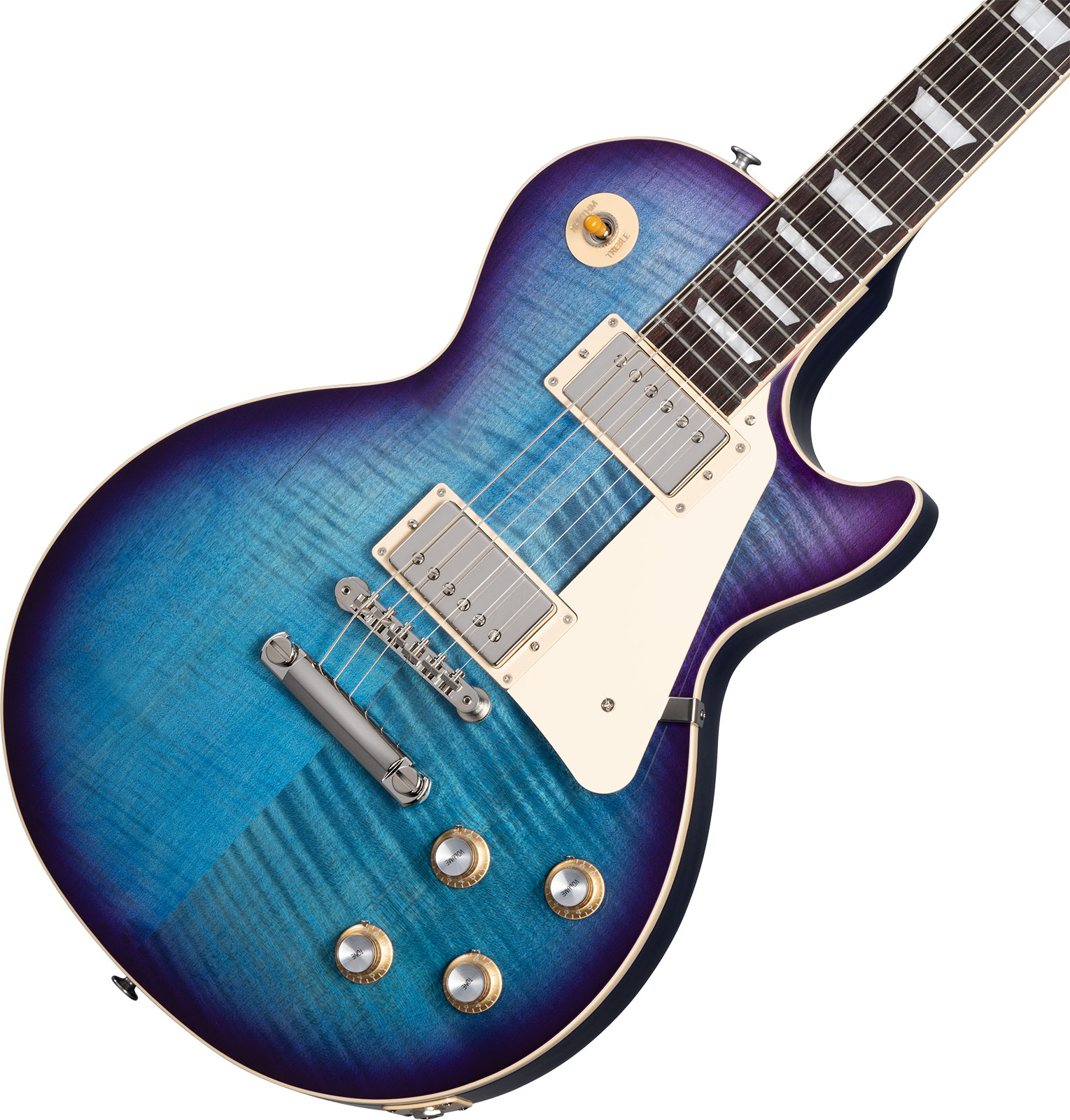 Gibson Les Paul Standard 60s Figured Original 2h Ht Rw - Blueberry Burst - Single-Cut-E-Gitarre - Variation 3