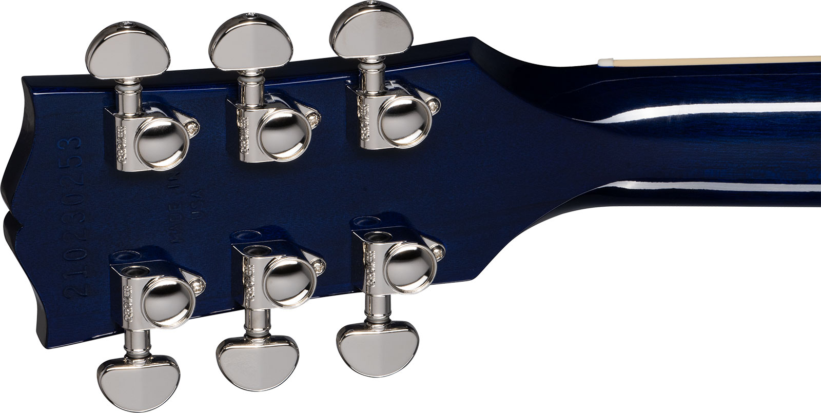 Gibson Les Paul Standard 60s Figured Original 2h Ht Rw - Blueberry Burst - Single-Cut-E-Gitarre - Variation 4