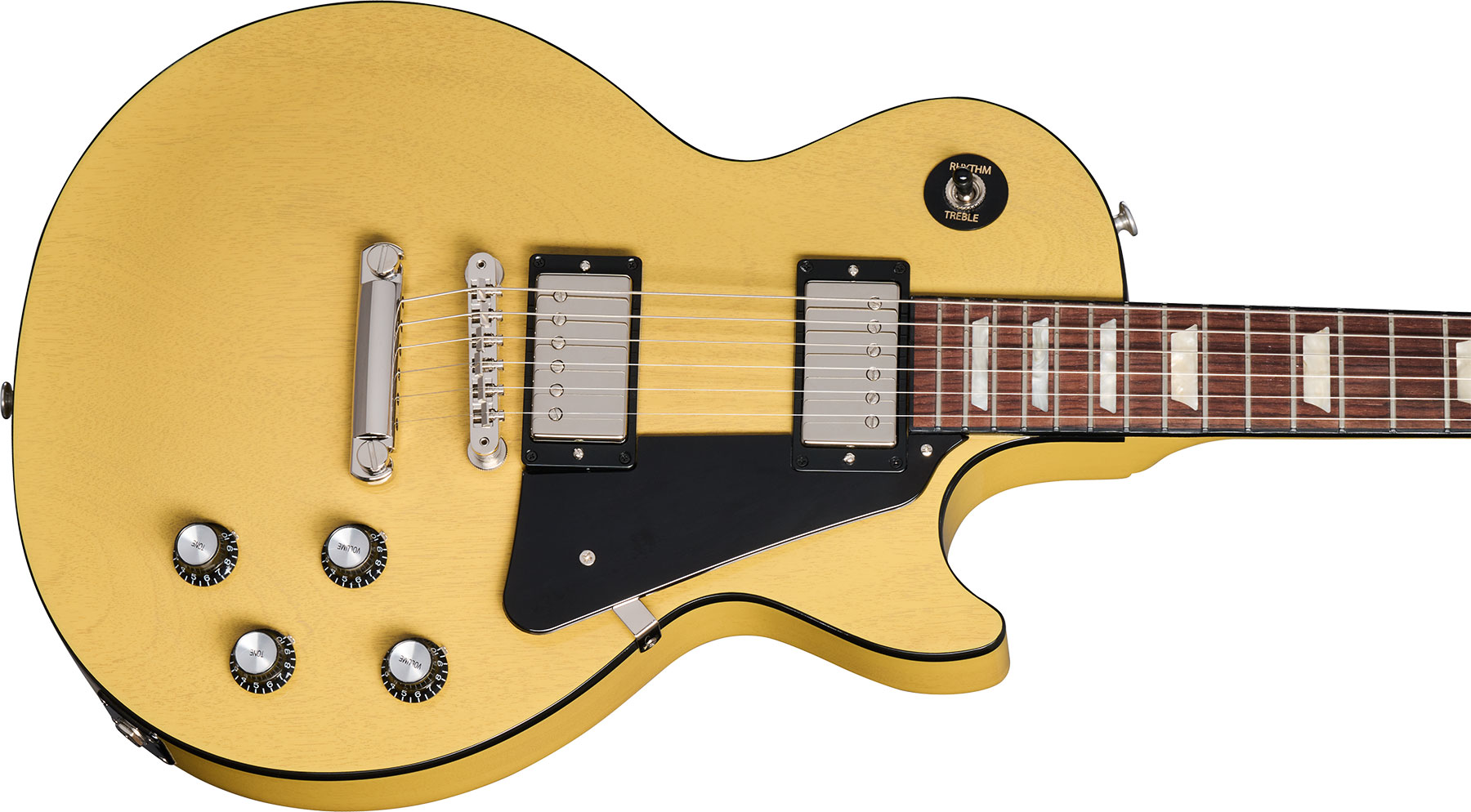 Gibson Les Paul Standard 60s Mahogany Top 2h Ht Rw - Tv Yellow - Single-Cut-E-Gitarre - Variation 3