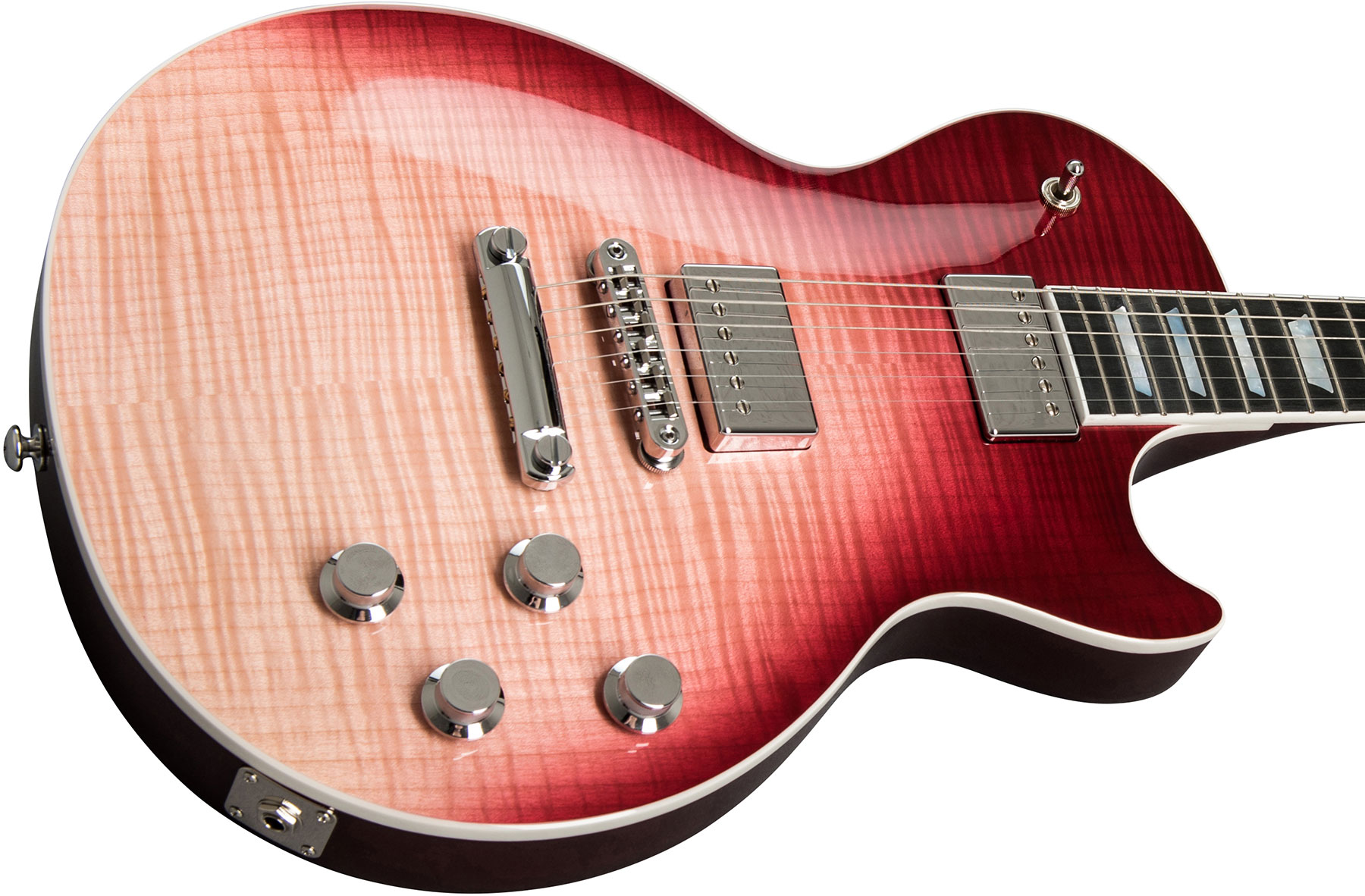Gibson Les Paul Standard Hp-ii 2018 2h Ht Ric - Hot Pink Fade - Single-Cut-E-Gitarre - Variation 3