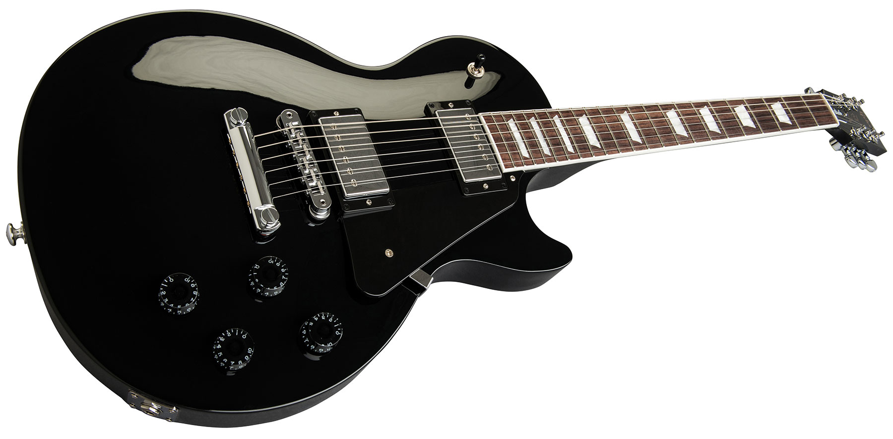 Gibson Les Paul Studio 2019 Hh Ht Rw - Ebony - Single-Cut-E-Gitarre - Variation 1