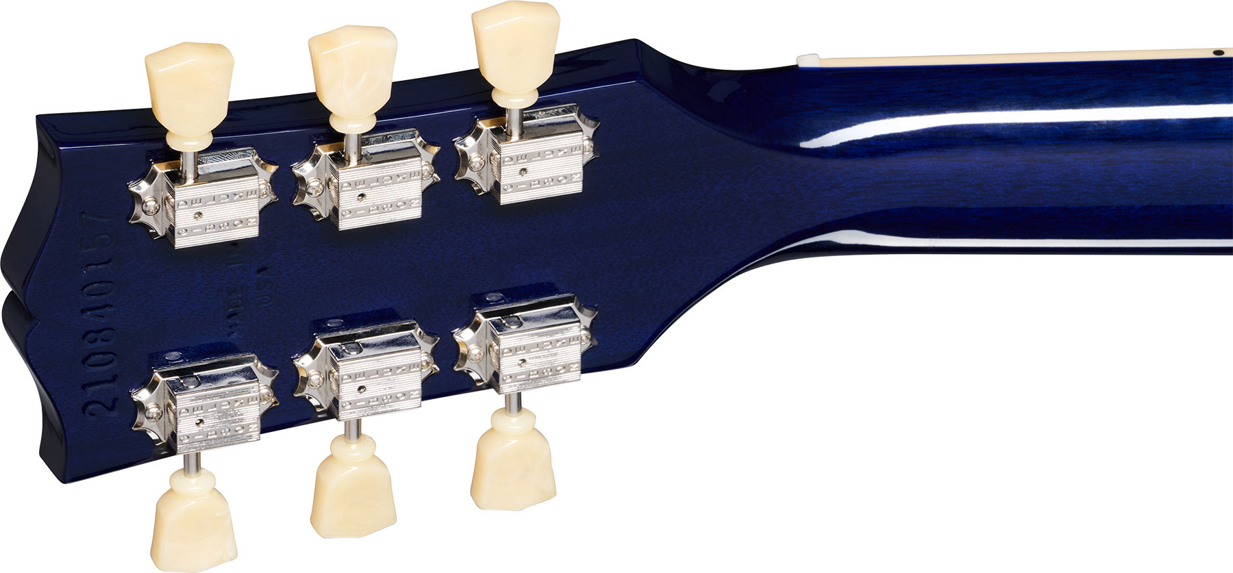 Gibson Les Paul Studio 2h Burstbucker Pro Ht Rw - Blueberry Burst - Single-Cut-E-Gitarre - Variation 4