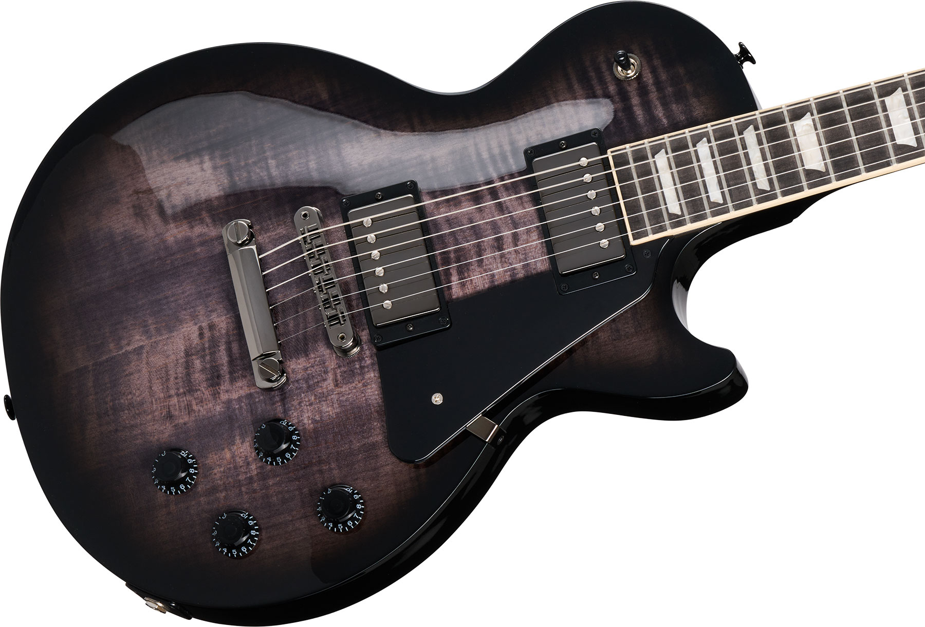 Gibson Les Paul Studio Session 2h Ht Eb - Translucent Ebony Burst - Single-Cut-E-Gitarre - Variation 3