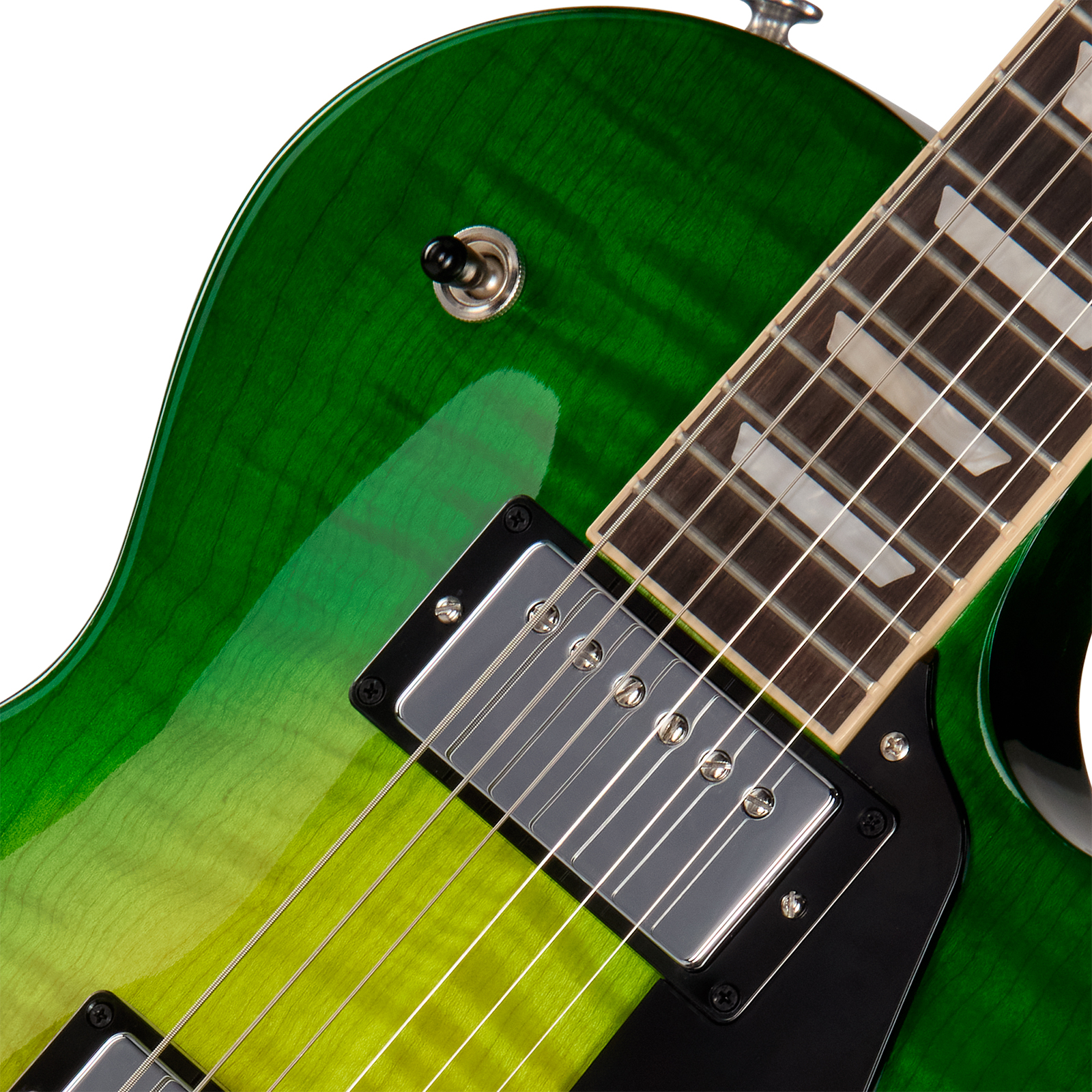Gibson Les Paul Studio Session Modern 2h Ht Rw - Iguana Burst - Single-Cut-E-Gitarre - Variation 2