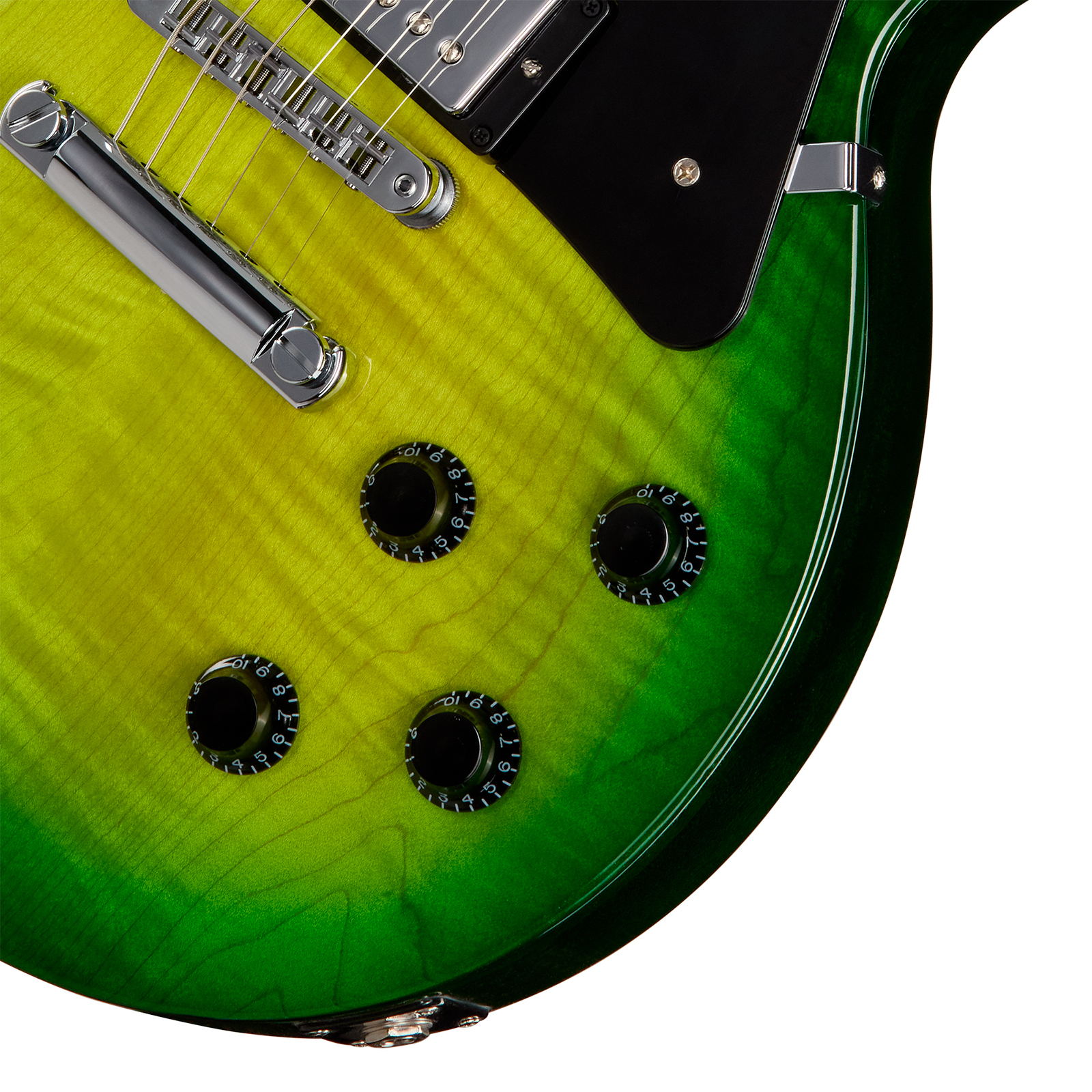 Gibson Les Paul Studio Session Modern 2h Ht Rw - Iguana Burst - Single-Cut-E-Gitarre - Variation 3