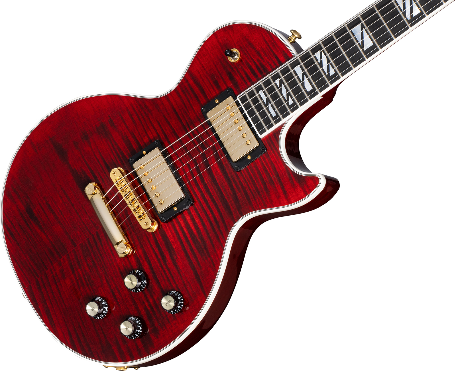Gibson Les Paul Supreme 2023 2h Ht Eb - Wine Red - Single-Cut-E-Gitarre - Variation 3